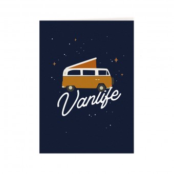 Roadtyping Postkarte Vanlife 