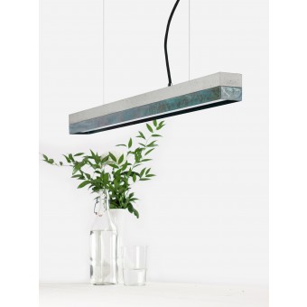 GANTlights - Beton Hängeleuchte [C2]oxid Lampe Oxidiertes Kupfer minimalistisch