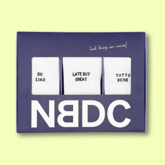 3-PACK SOCKEN OK CIAO, LATE BUT GREAT, TUTTO BENE - No Bad Days Club 