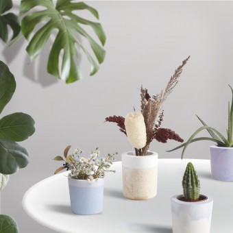 FLOWERPOT - DIY Bausatz für 3x individuelle Blumenübertopf