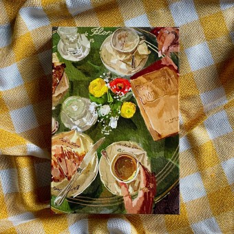 Das Puzzle Kollektiv - Puzzle "Café et croissants" 500 Teile