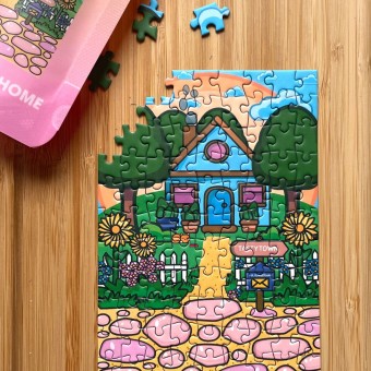 Sunshine Puzzles, Home Sweet Home, 99 Teile Mini Puzzle