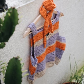 'Sol' Handgemachte Häkel-Tops von crroco studio