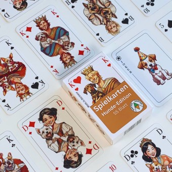 Spielkarten Hunde-Edition von Karten Garten