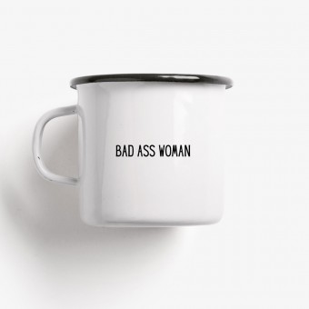 typealive / Emaillebecher Tasse / Bad Ass Women