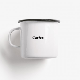 typealive / Emaillebecher Tasse / Coffee