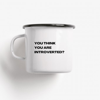 typealive / Emaillebecher Tasse / Introverted