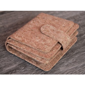 Portemonnaie handmade aus Kork mit Zipper BY COPALA