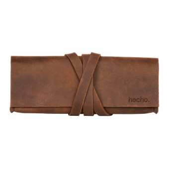 hecho. Brillenetui "Pablo" (Dark Wood) - Sonnenbrille, Etui, Tasche, Hülle