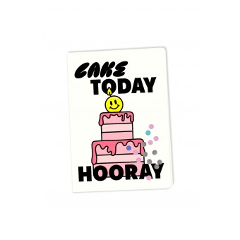 Klappkarte „Cake Today, Hooray!“ – Brunhilda