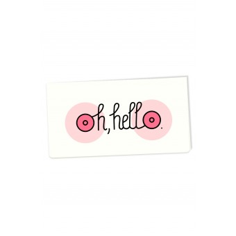 Klappkarte Oh Hello – Brunhilda