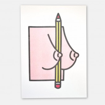 Riso-Poster Stift – Brunhilda