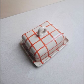 Skelini - Keramik Butterdose handgemacht