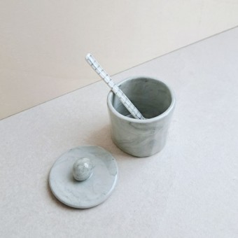 Skelini - Porzellan dose handgemacht