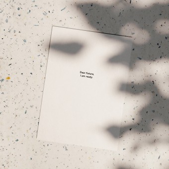 Love is the new black - Postkarte "Dear future" 
