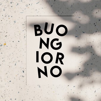 Love is the new black - Postkarte "Buongiorno"