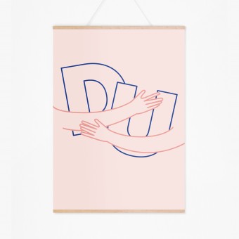 Du | Din A3 Poster | heartfelt paper & co
