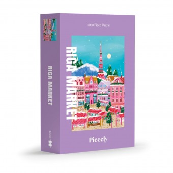Piecely Riga Market Puzzle, 1000 Teile