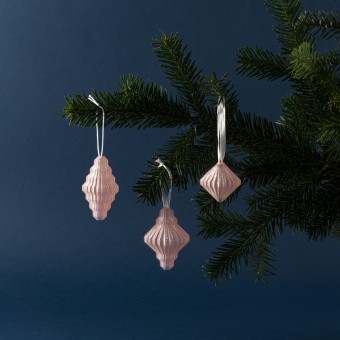TEO XMAS Ornaments - 3er Set (transparent)