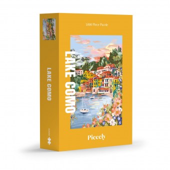 Piecely Lake Como Puzzle, 1000 Teile