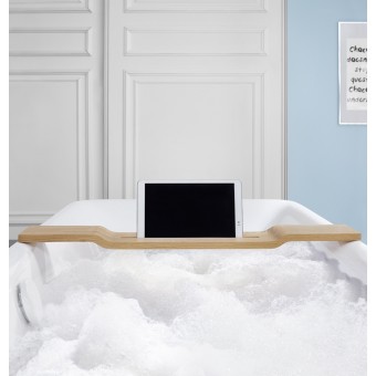 WOOD U? Halterung für iPad und Tablet für die Badewanne