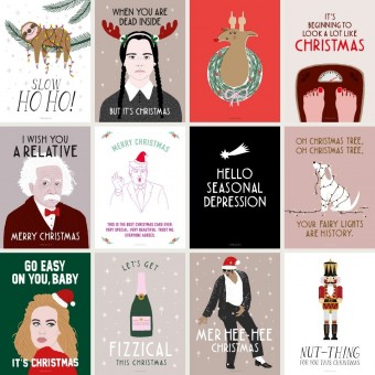typealive / Weihnachtskarten-Set / 12er SET "FUNNY"