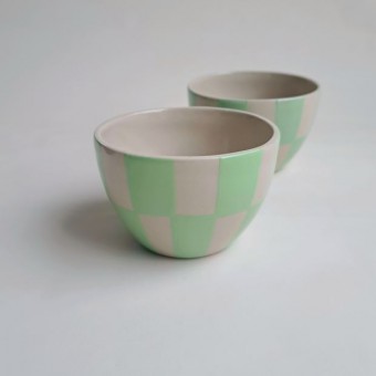 Skelini - grüne Cappuccino Tasse
