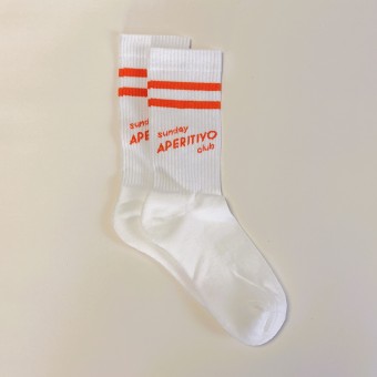 sunday aperitivo club socken - weiß - larrys fashion