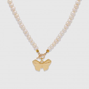 Valerie Chic - Origami 3D Schmetterling Perlen Kette