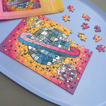 Sunshine Puzzles, Disco, 99 Teile Mini Puzzle