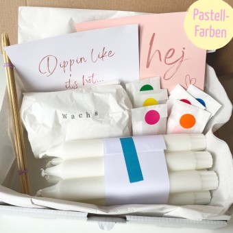 hej candles | Dip Dye Kerzen DIY-Box (Pastell)