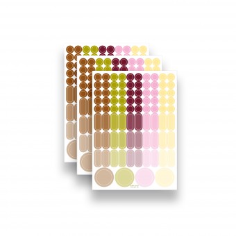 Aufkleberbogen 3er-Set - SANS.