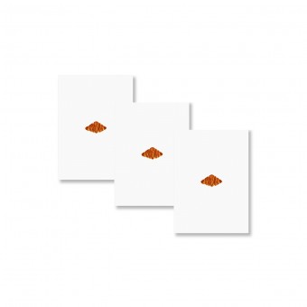 Postkarte Croissant, 3er-Set - SANS.