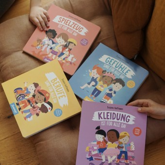 "Freiheit ist für alle da – die komplette Reihe" Kinderbücher 4er-Set vom Zuckersüß Verlag