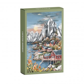 Piecely Lofoten Norway Minipuzzle, 99 Teile