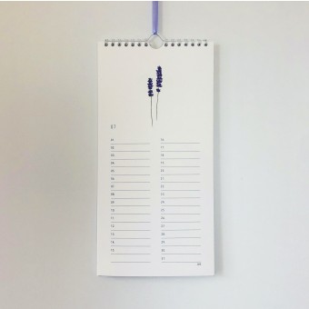 Geburtstagskalender mit Botanikmotiven - SANS.