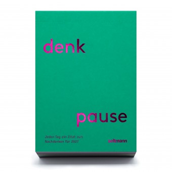 Denkpause 2027
Tagesabreißkalender