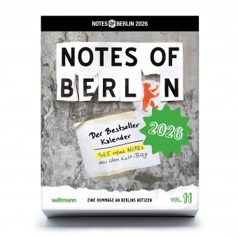 Notes of Berlin 2026 (Tagesabreißkalender)