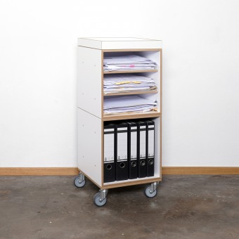 Rollcontainer 2 x 1 + A l KUBIKUS