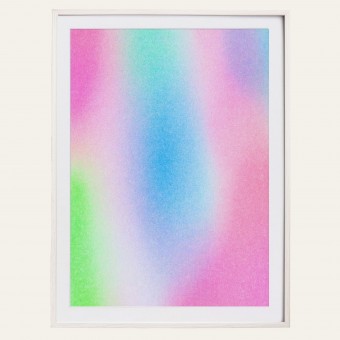 Happy Aqua Artprint Poster DIN A3 – HERR & FRAU RIO