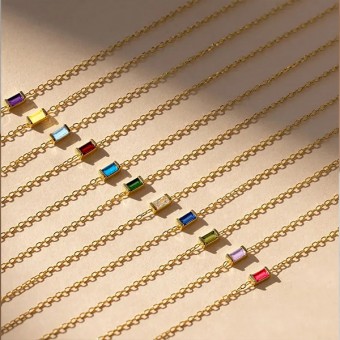 Anoa Kette Strass Sternchen