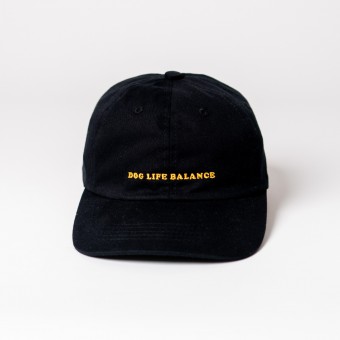 Dog Life Balance Premium Dad Cap - black & orange - arrel
