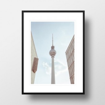 Amy & Kurt Berlin A4 Artprint "Fernsehturm Berlin"