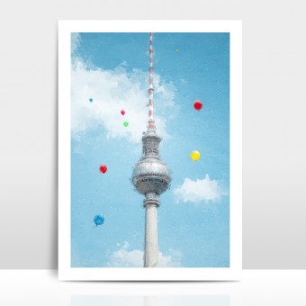 Amy & Kurt Berlin Artprint "Berlin Balloons"