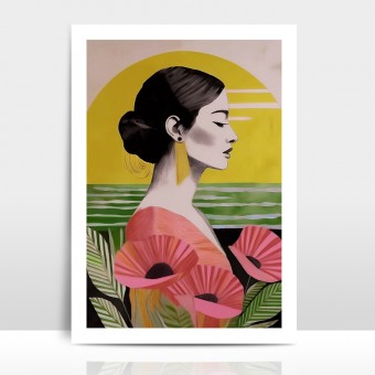 Amy & Kurt Berlin Artprint "Poppy Girl"
