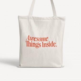 AWESOME THINGS Totebag - ALMOST A BRAND