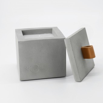 Nachfüllbares Beton-Indoor-Feuer "Light M" - Ideal Wachsreste verbrauchen