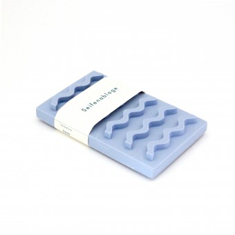 Seifenablage / blau / objet vague