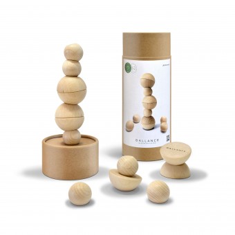 BALLANCE XL - Entdecke die Schwerkraft! Kreatives Stapelspiel für Erwachsene und Kinder. (Set mit 20 Teilen)