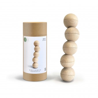 BALLANCE (L) – Gedulds- & Geschicklichkeitsspiel für Jung und Alt (Set mit 10 Teilen) - Manukakids